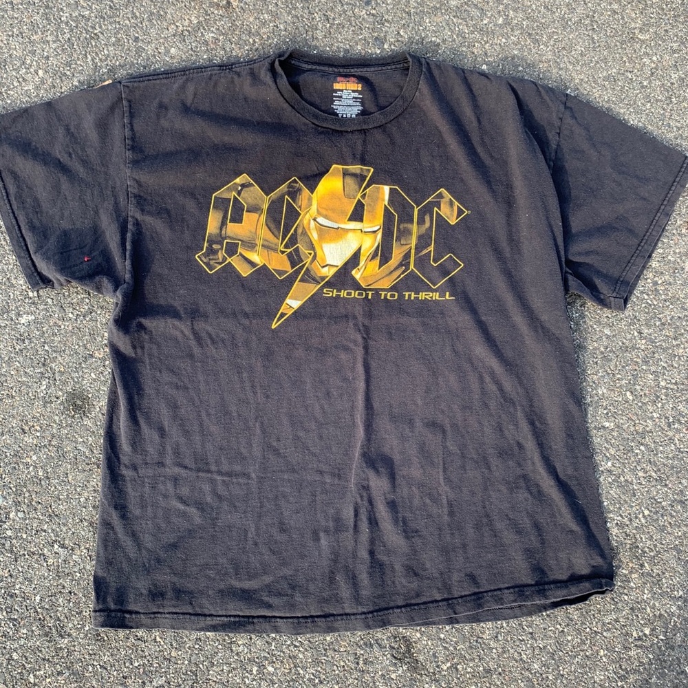 AC/DC Ironman shoot to thrill shirt